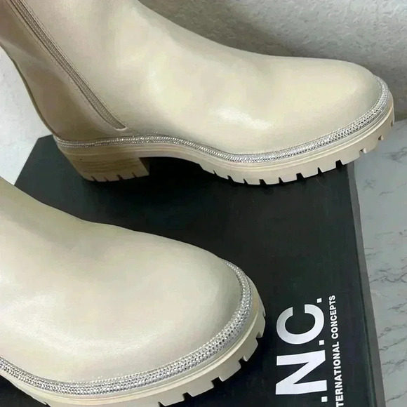 INC Brycin Womens Faux Leather Pull On Mid-Calf Boots Size 10M - Picture 12 of 12